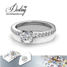 Destiny Jewellery Crystals From Swarovski Ceramic Enchanted Ring